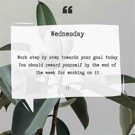 wednesday reflection for work